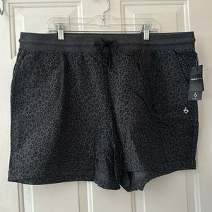 NWOT Black Leopard Print Women's Shorts